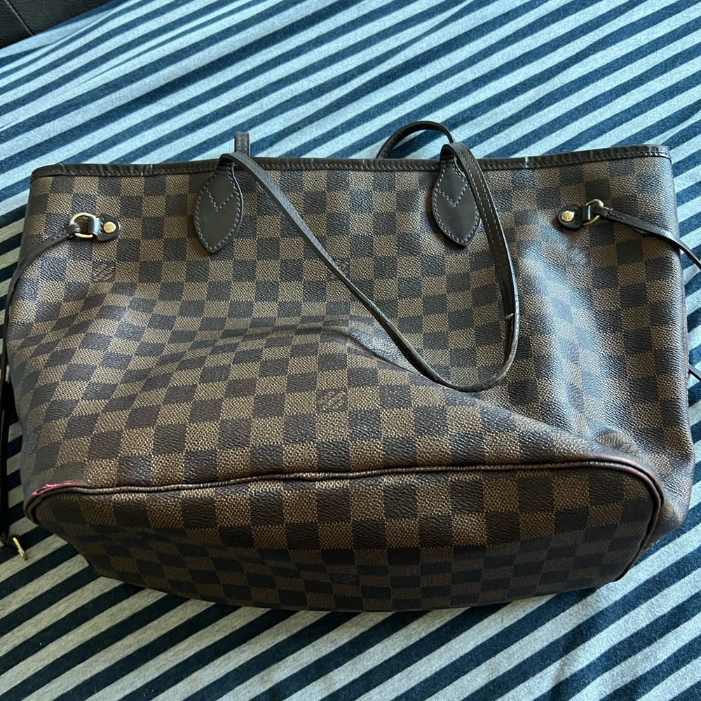 LV Neverfull Damier Canvas AUTHENTIC
